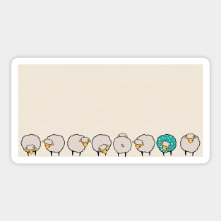 The blue sheep of the family Sticker